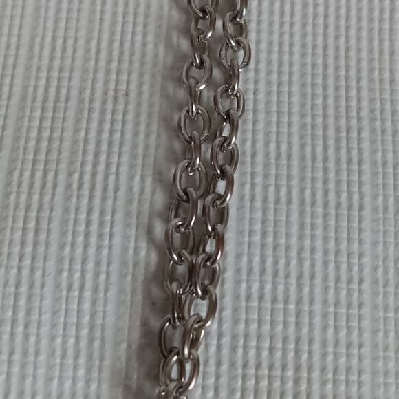 Etcetera ect! Silver Tone Dreamcatcher Feather Charms Pendant Statement Necklace - Picture 9 of 12